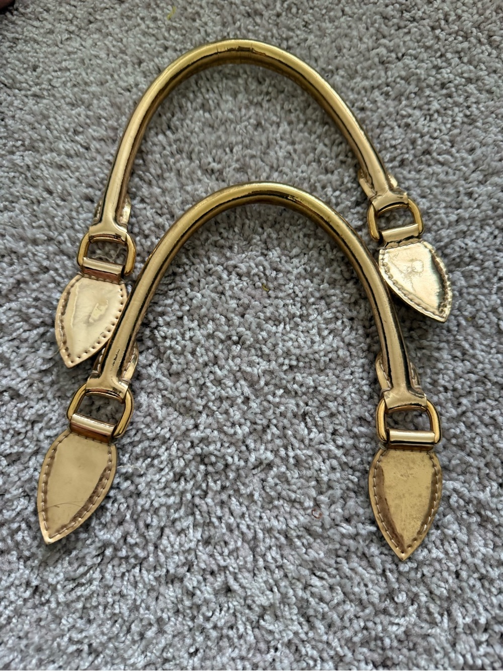 Louis Vuitton Gold Metallic Handles A28